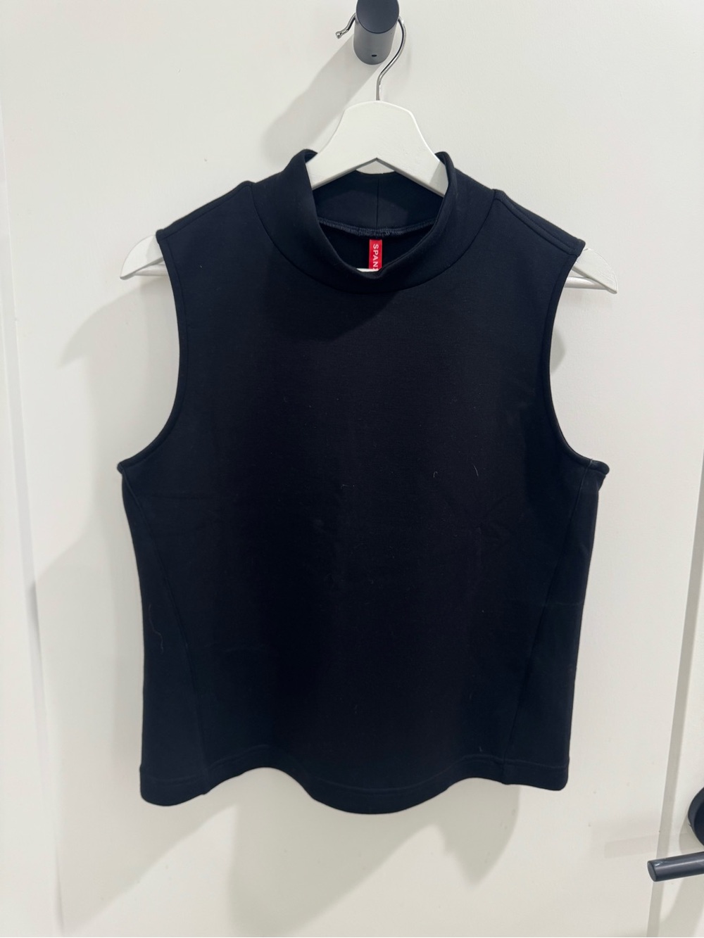 Spanx air essentials Mock Neck Top - Black